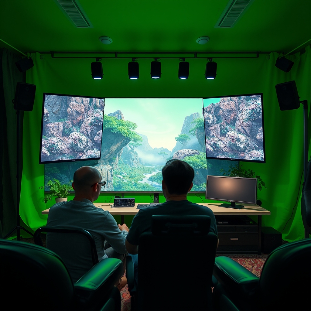 Créez des Univers Virtuels Immerifs avec le Greenscreen Vert Elgato — greenscreen vert elgato