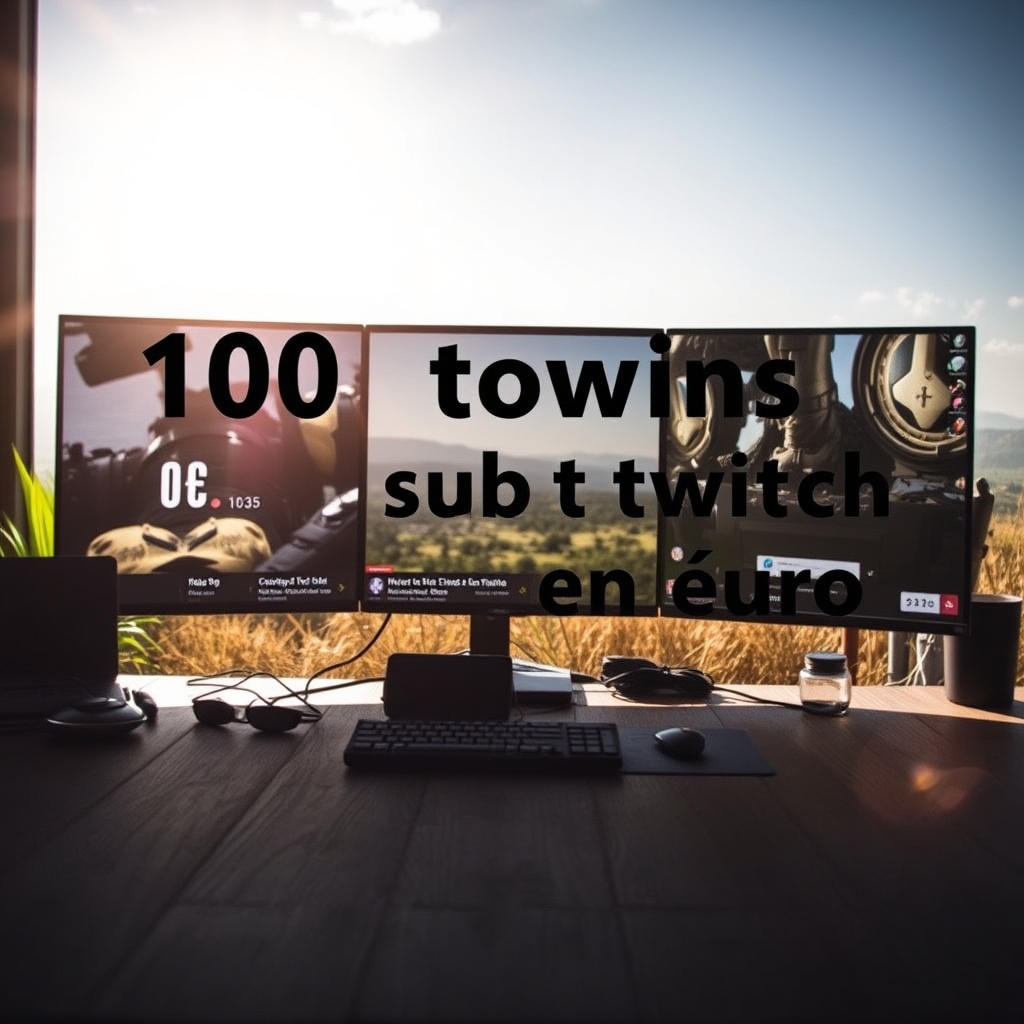 Photo : Guide complet : 100 sub Twitch en euro - Boostez votre chaîne en 2024